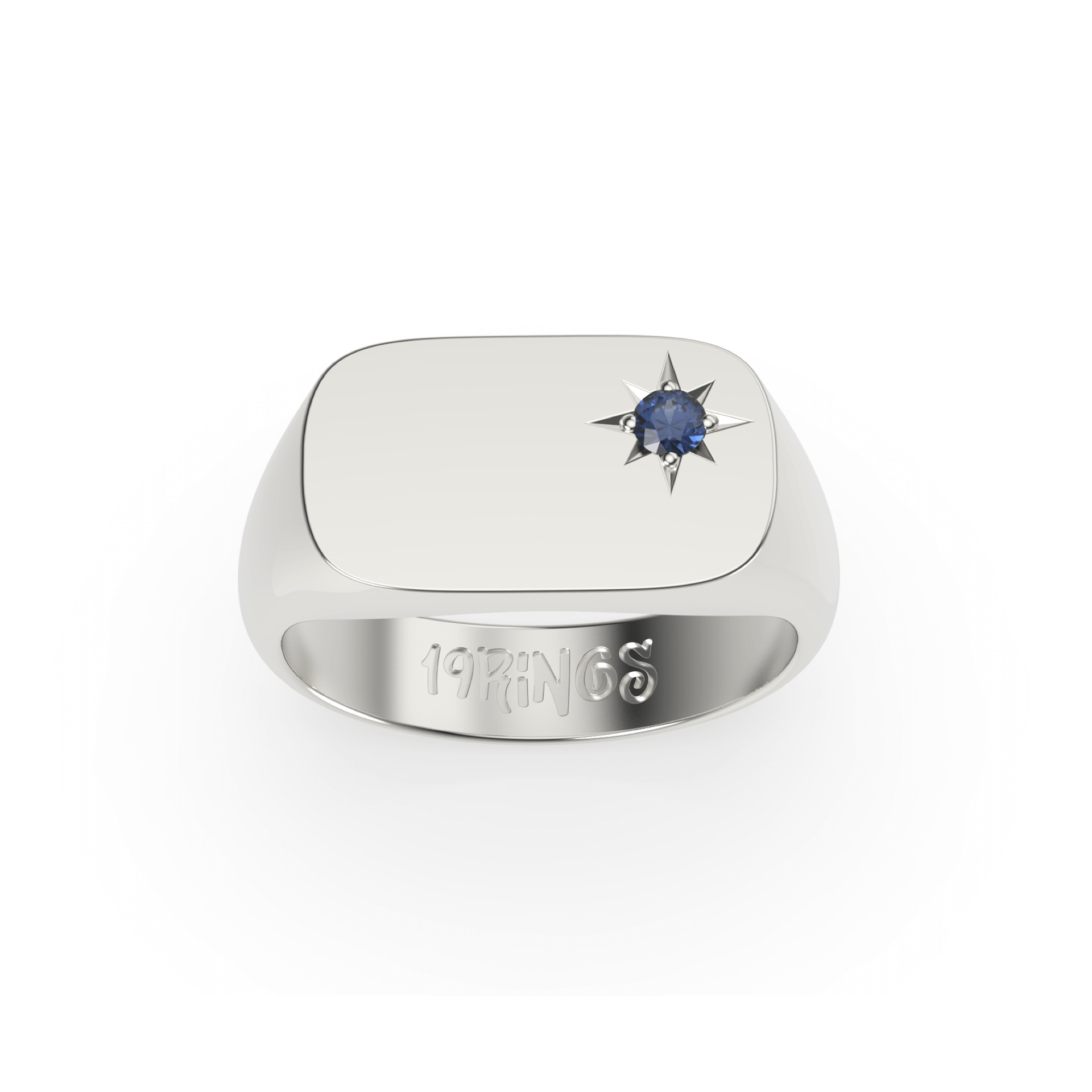 Rectangle Mini Stone Signet