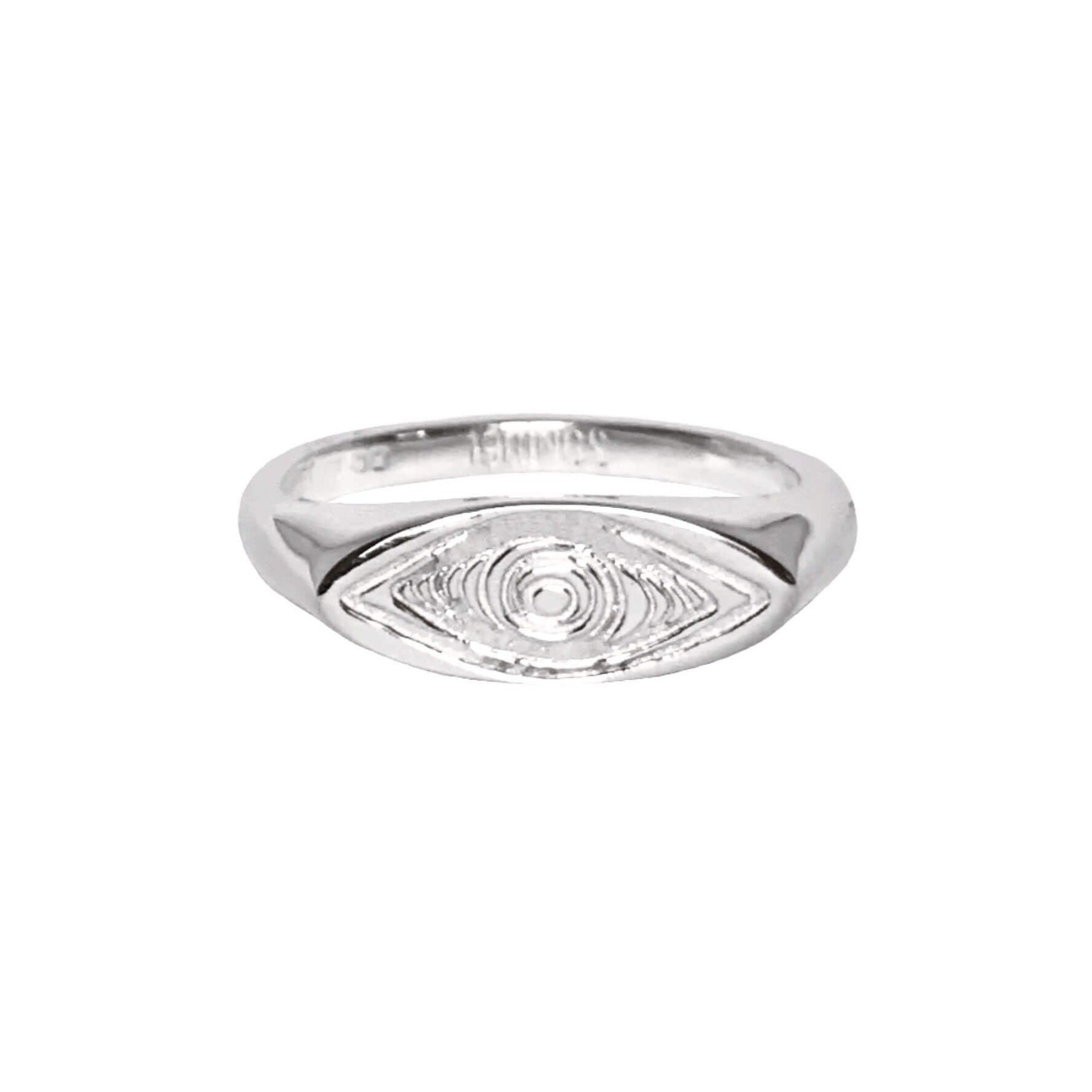 Eye Ring Silver - Mini Signet