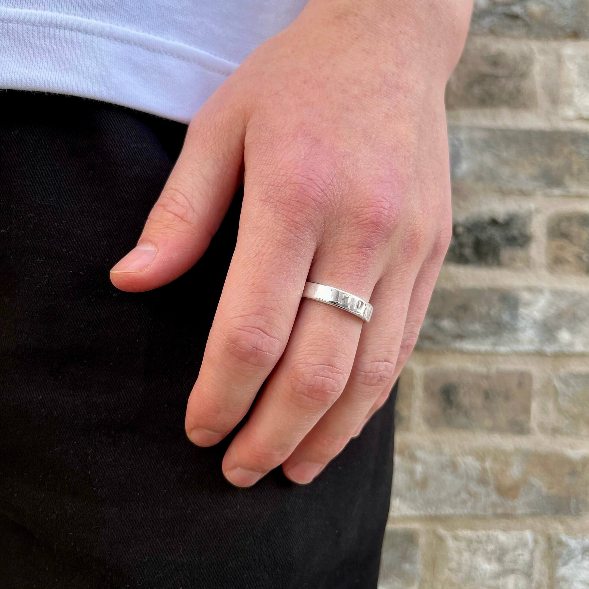 LIFE RING - SILVER BAND RING