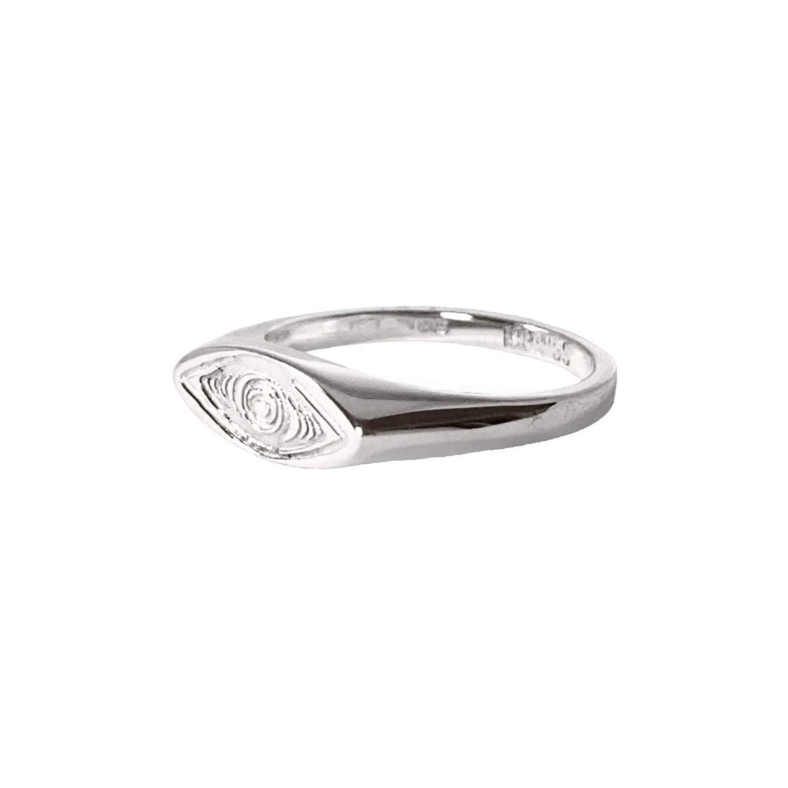 Cool Eye Ring Sterling Silver