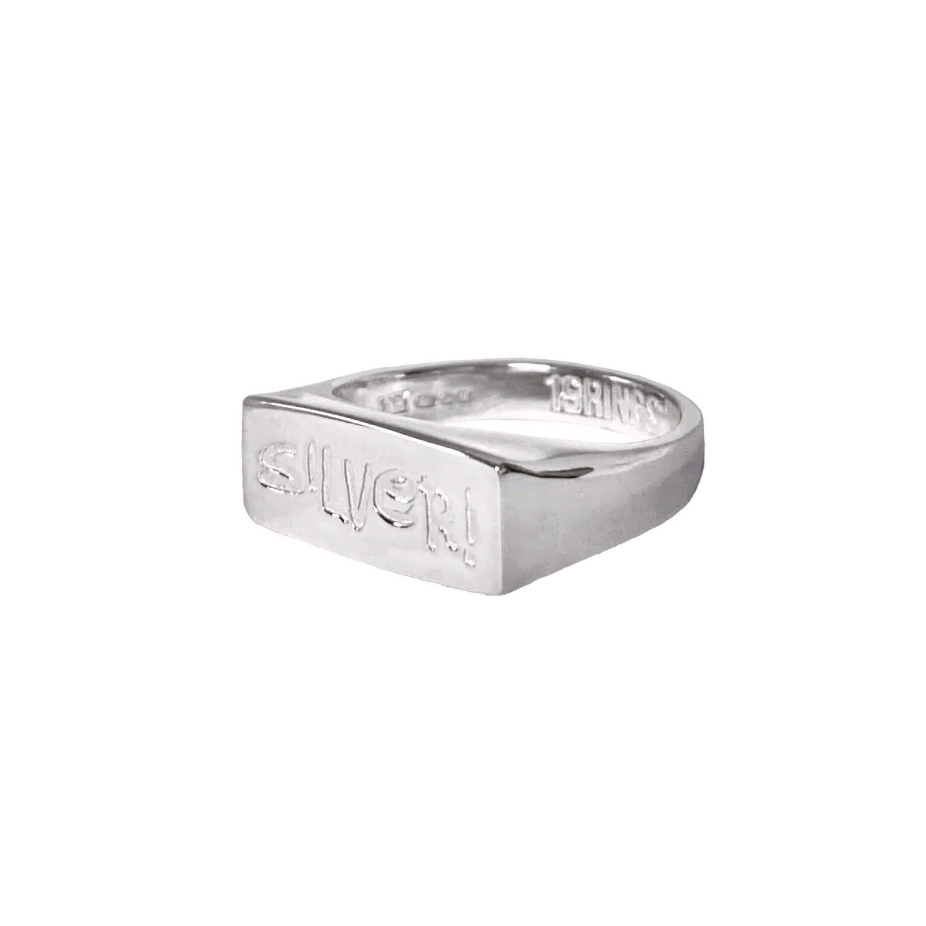 gorillaz ring in sterling silver