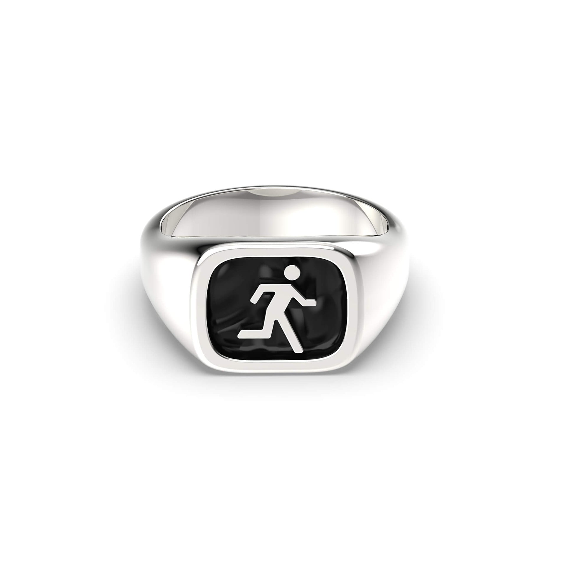 Escape Cushion Ring in Solid Silver | 19RINGS