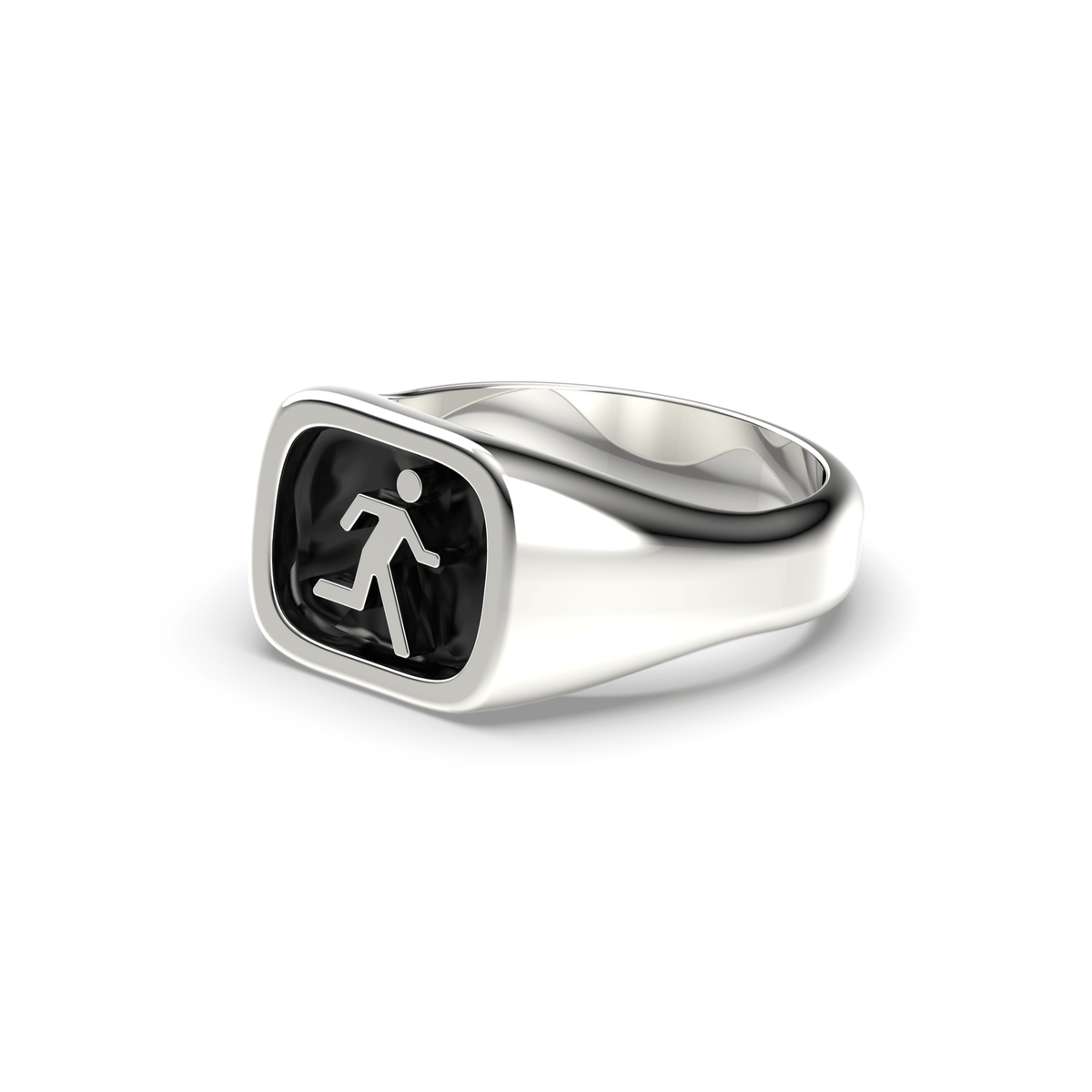 Escaping Rings Escape Cushion Ring in Solid Silver | 19RINGS