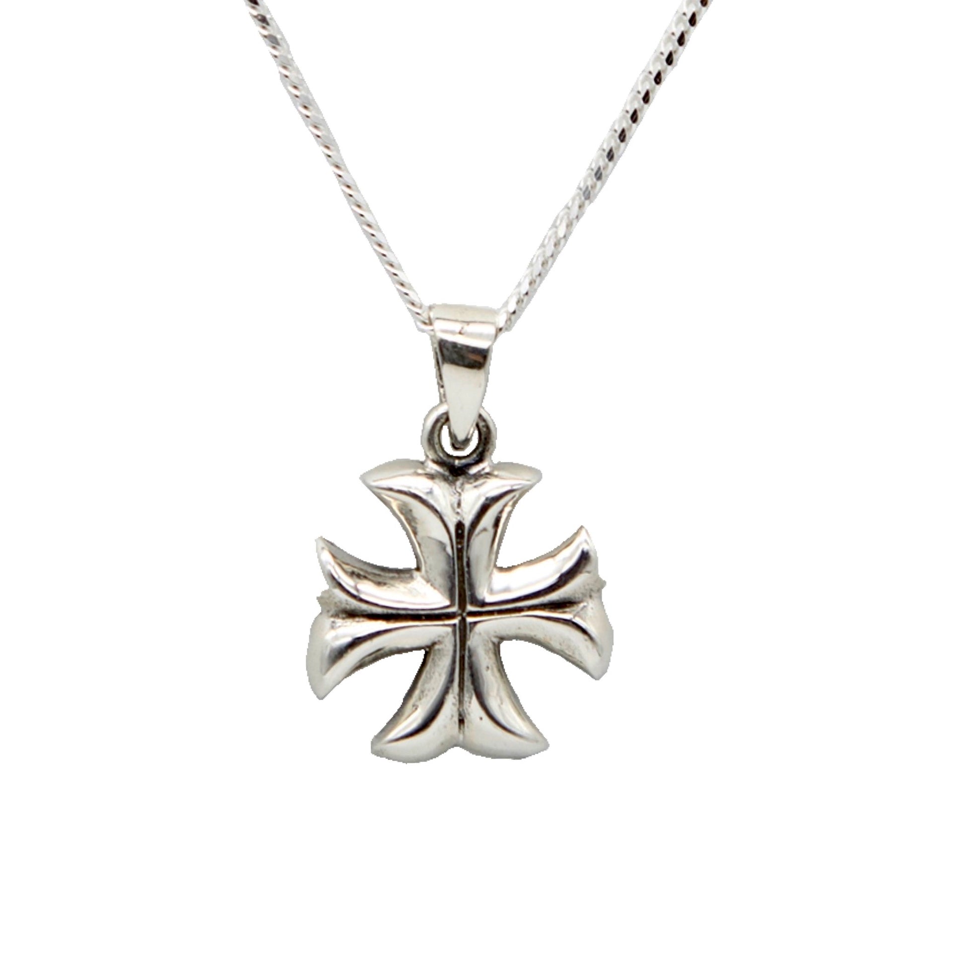 Mini Silver Cross Necklace